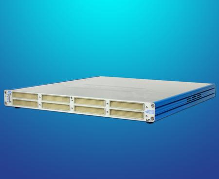 The High-Density LXI Switching Matrix (60-553) has been designed specifically to support high relay closure counts to optimize its use with a digital multimeter (DMM) or source meter for checking for insulation problems between a single contact and all other contacts in the unit under test (UUT), requiring the closure of up to 1024 crosspoint relays.