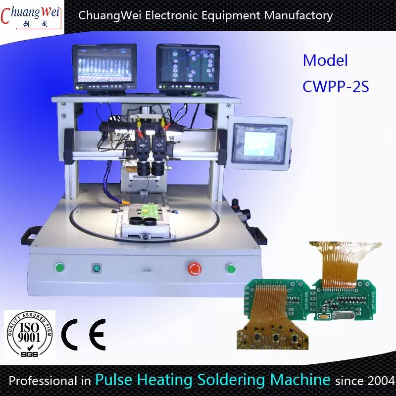 High Technical Hot Bar Soldering Machine Rotary Table Type Pulse Heating