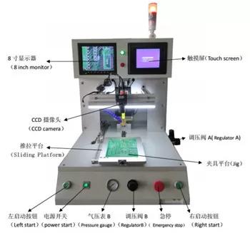 Floating Thermode Soldering Hot Bar Soldering Machine With CE ISO Certification