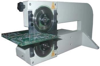 Motorized Circular Blade Depanelizer , Manual V-Cut PCB Separation