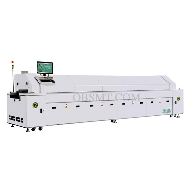 High quality 8 zones reflow oven