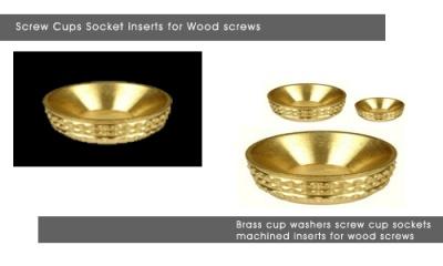 Screw Cups Socket inserts for Wood screws