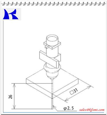 Fuji Smt Fuji IP3 nozzles 2.5 nozzle AQNA - 3150/59 used in pick and place machine