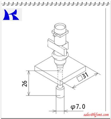 Fuji Smt Fuji IP3 nozzles 7.0 nozzle AQNA - 3170 used in pick and place machine