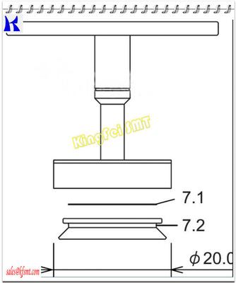 Fuji Smt Fuji NXT H08 H12 nozzles 20.0 nozzle used in pick and place machine