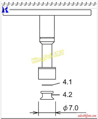 Fuji Smt Fuji NXT H08 H12 nozzles 7.0 nozzle used in pick and place machine