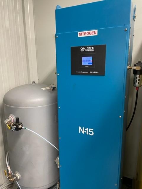  O2N2 SITE Gas Systems N-15-T Nitrogen Generator