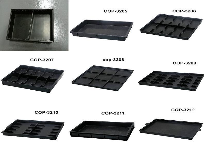 esd antistatic plastic pcb tray