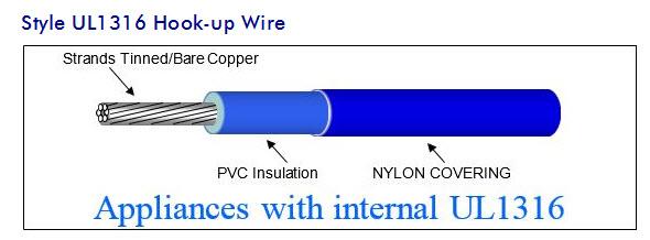 UL1316 Hook-up Wire - PVC Insulated Wire