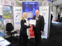 Sue Knight, SMART Group’s Technical Chairman, Presents Mike Nelson with the SMART FELLOW AWARD