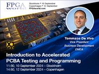 Introduction to Accelerated PCBA Testing and Programming talks in Stockholm and Copenhagen