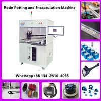 Two components epoxy glue dispensing and potting machine for automotive sensors