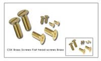 CSK Brass Screws Flat head screws Brass 