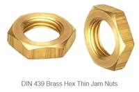 DIN 439 Brass hex thin jam nuts