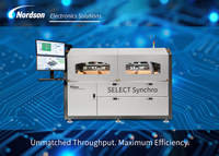 Nordson Electronics Solutions to exhibit the SELECT Synchro selective soldering system at Productronica 2025. SELECT Synchro provides unmatched throughput with maximum efficiency in selective soldering for electronics manufacturing.
