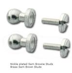 Sam Browne Studs Nickel plated